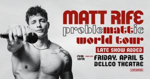 Logo for Matt Rife: ProbleMATTic World Tour 10PM