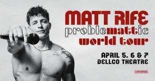 Logo for Matt Rife: ProbleMATTic World Tour 5PM