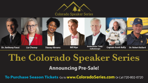 Logo for The Colorado Speaker Series: Dr. Anthony Fauci