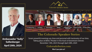 Logo for The Colorado Speaker Series: Ambassador "Sully" Sullenberger