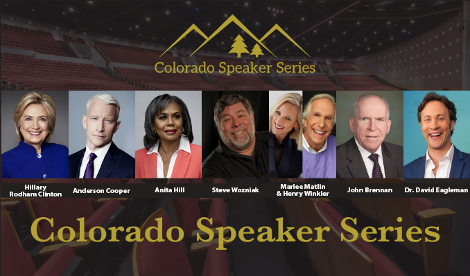 Logo for Colorado Speaker Series: Secretary Hillary Rodham Clinton