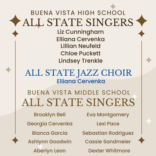 Buena Vista High School Choir